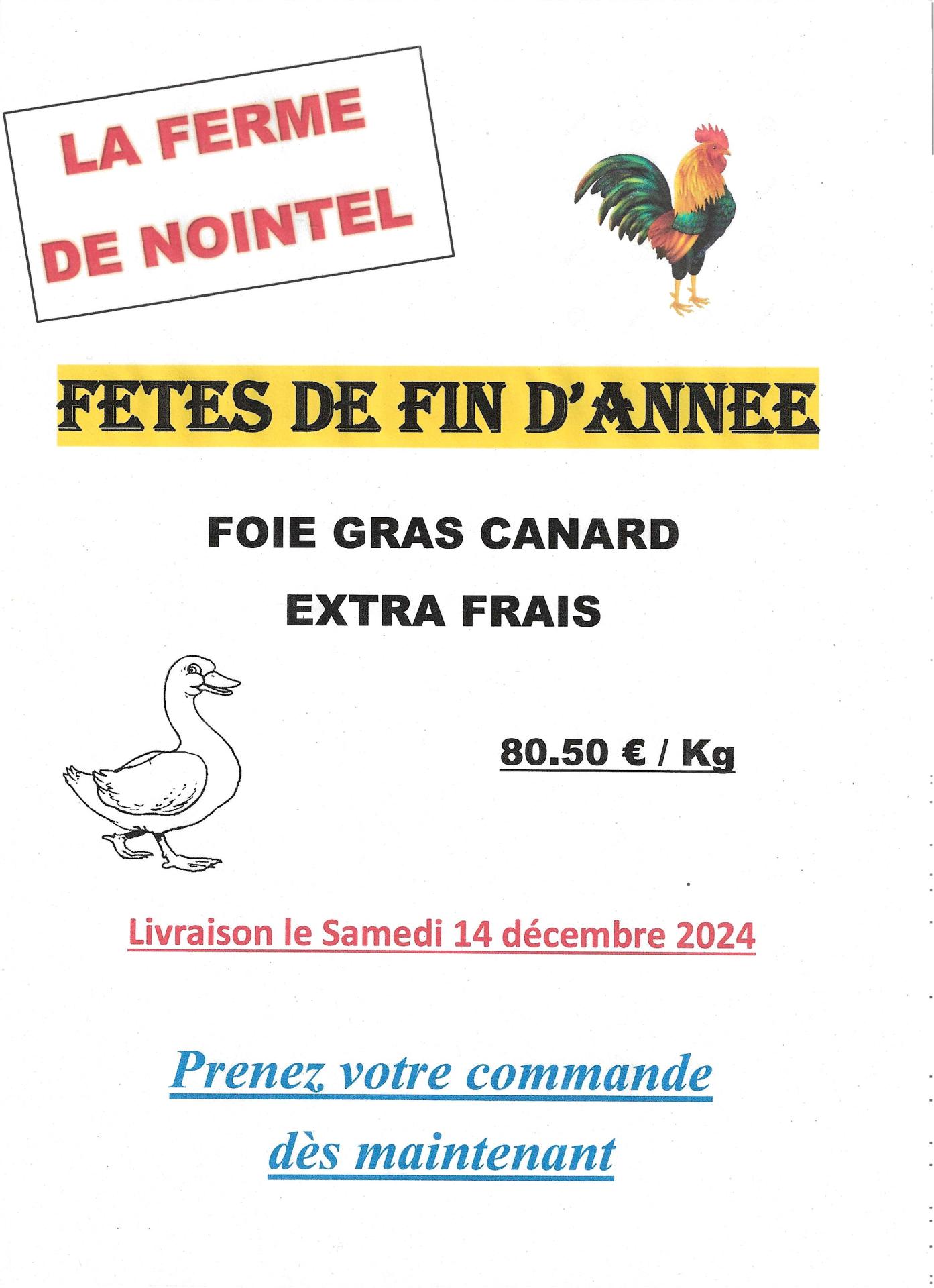 Affiche foie gras 2024